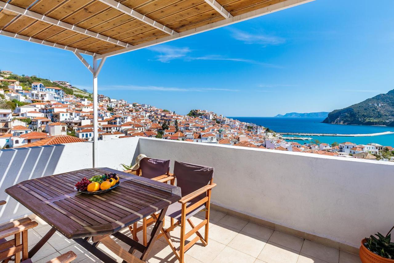 The Maritime House Villa Skopelos stad Exteriör bild