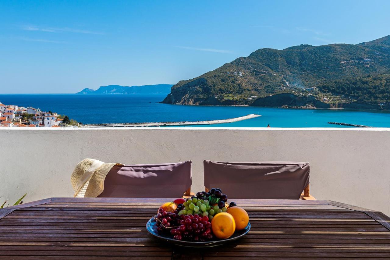 The Maritime House Villa Skopelos stad Exteriör bild