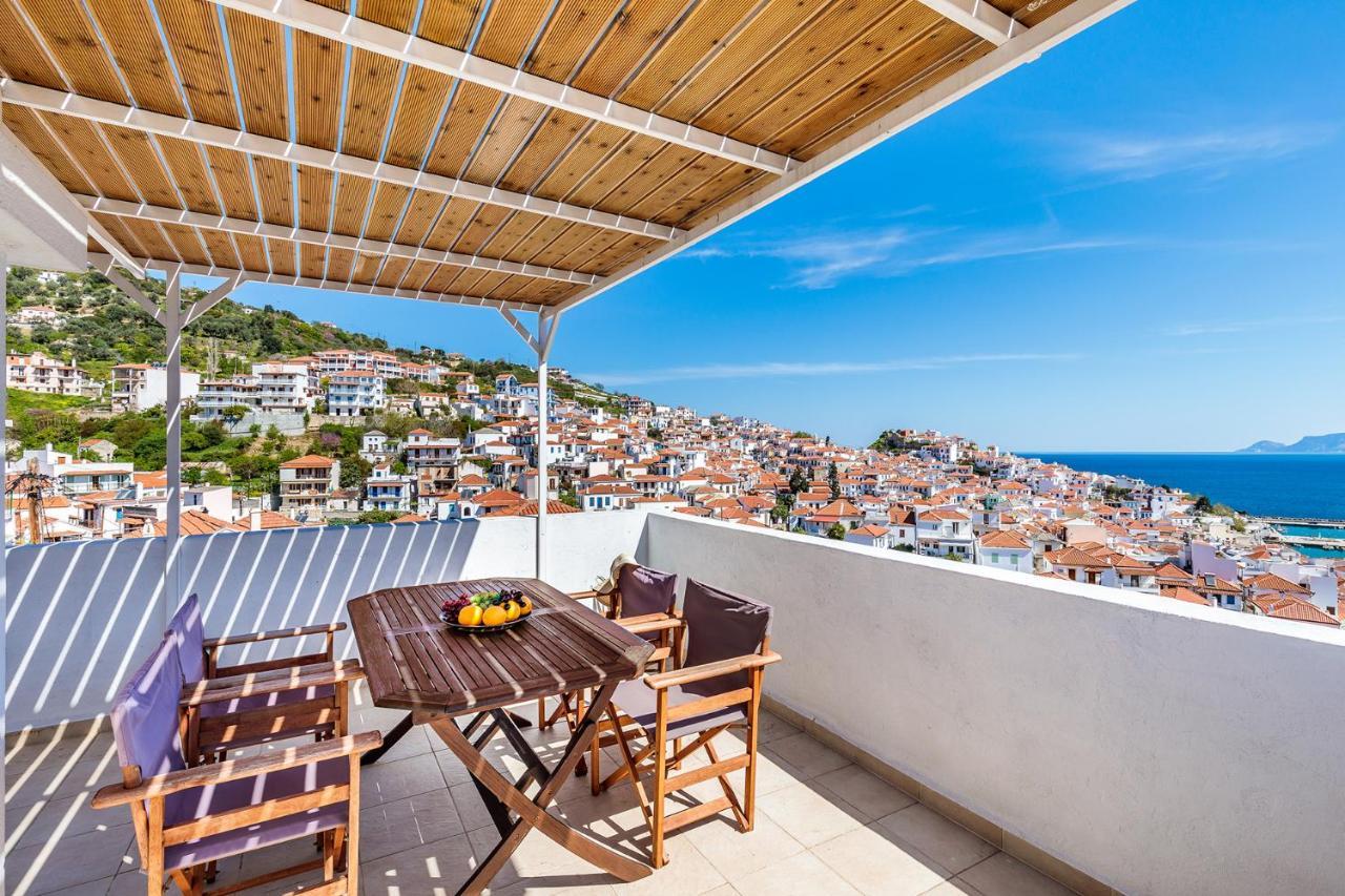 The Maritime House Villa Skopelos stad Exteriör bild